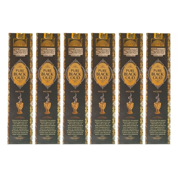 (Incense) Parimal Sacred Scents Pure Black Oud Natural Handrolled