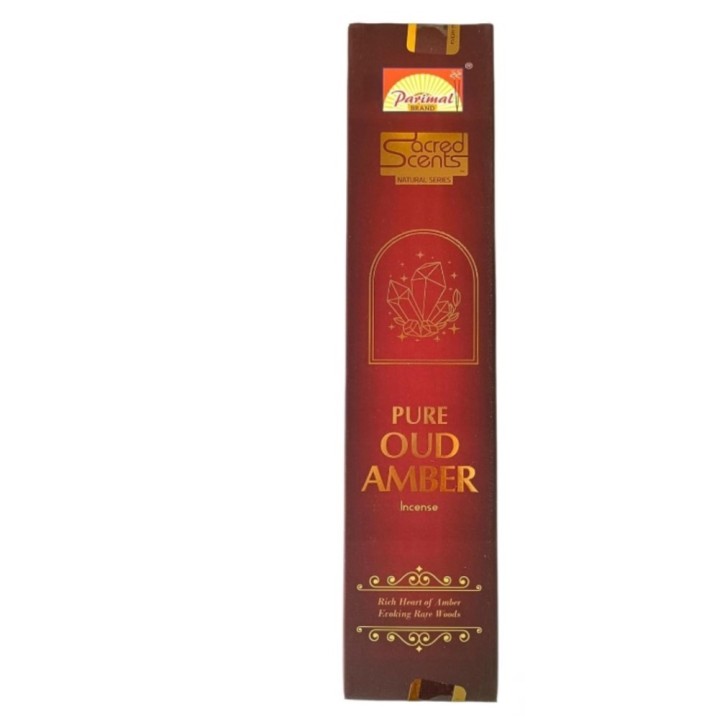 (Incense) Parimal Sacred Scents Pure Oud Amber Natural Handrolled