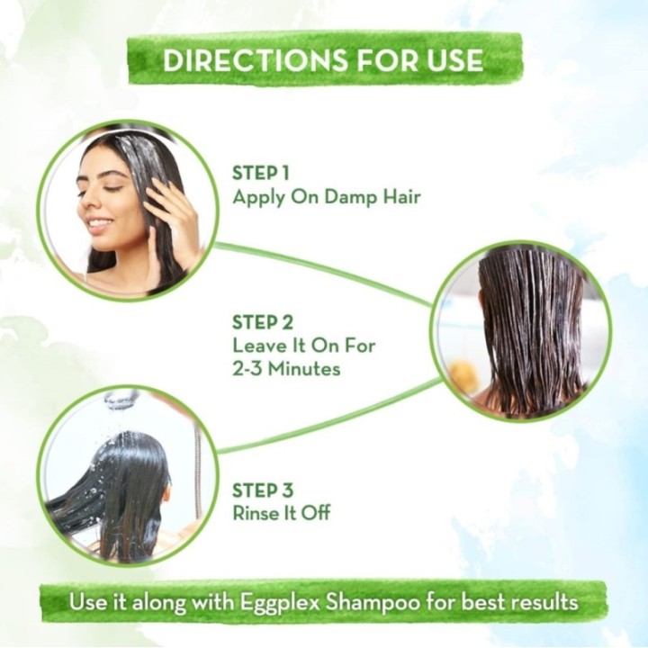 Mamaearth Eggplex Conditioner, for Strong Hair, with Egg Protein