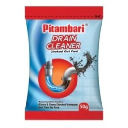 Pitambari Drain Cleaner Powder for Sink - - Pack of 6 50gm