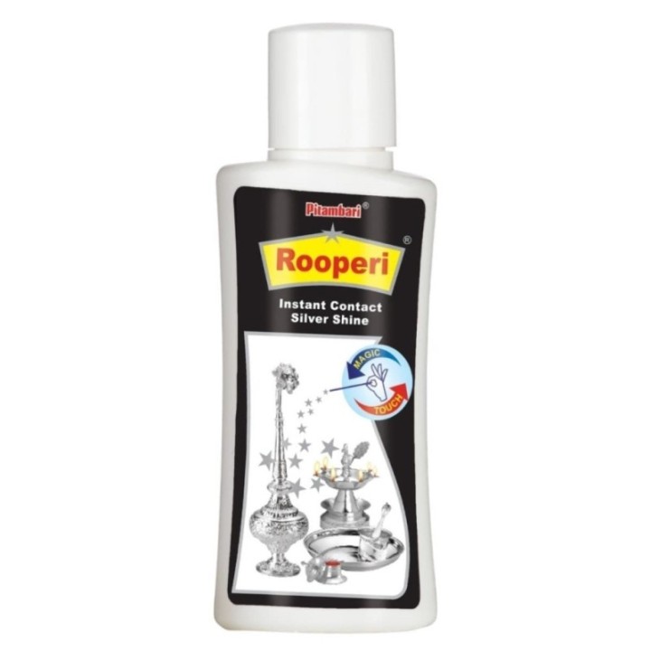 Pitambari Rooperi Instant Contact Silver Shine, Cleaner 50ml