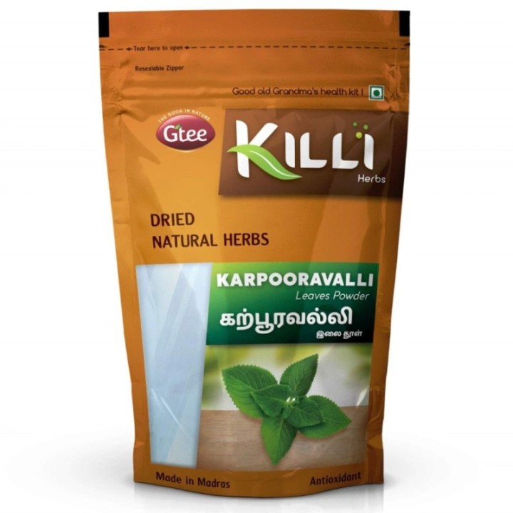 Killi Karpooravalli Coleus Amboinicus Omavalli Leaves Powder 100g
