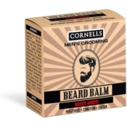 Cornells Men's Grooming Beard Balm, Woody Amber, Moisturizes