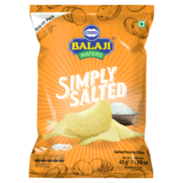 Balaji Wafers Chaat Chaska Spicy Tomato & Lime Potato Chips (40g)
