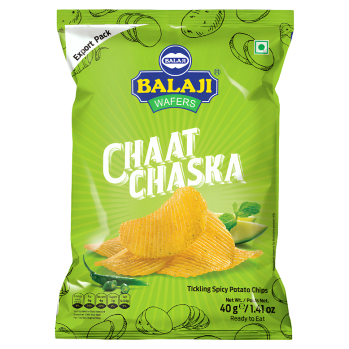 Balaji Wafers Cream & Onion Chips 171g