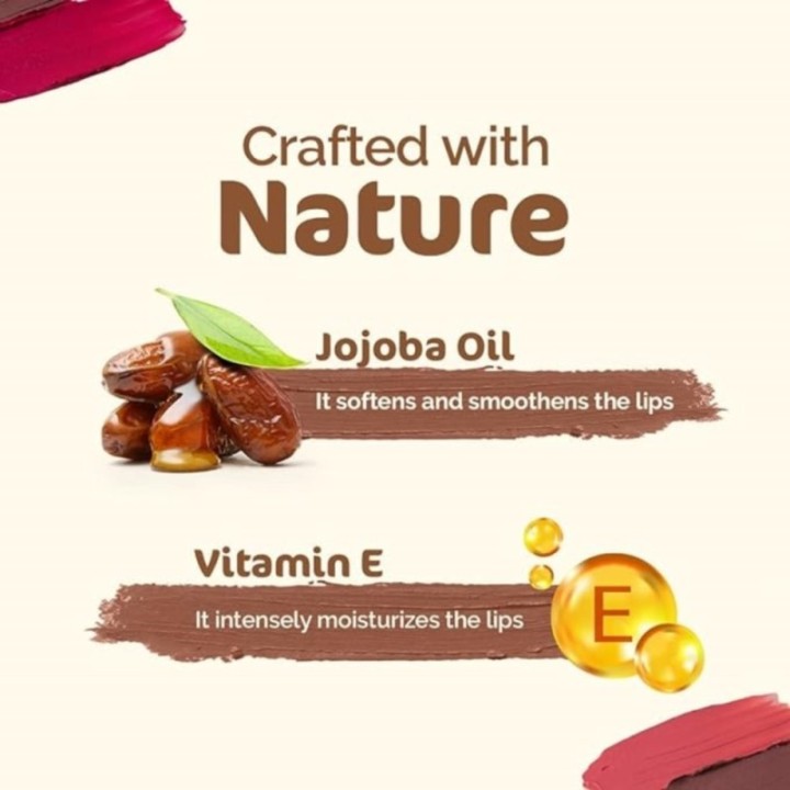 Mamaearth Soft Matte Long Stay Lipsticks with Jojoba Oil & Vitamin E