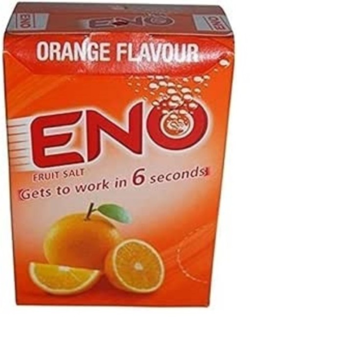 Eno Fruit Salt Antacid Powder - Orange Flavor - Each 30 Packs