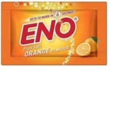 Eno Fruit Salt Antacid Powder - Orange Flavor - Each 10 Packs