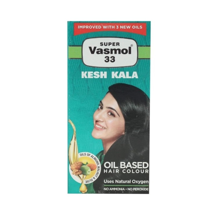 Vasmol Kesh Kala Hair Color Cream, 100 Millilitres, Pack