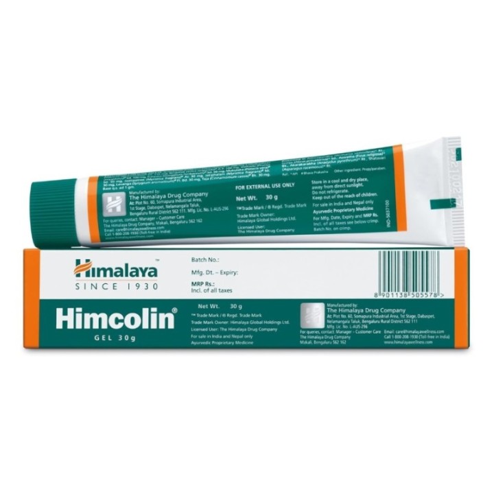 Himalaya Since 1930 Himcolin Gel 30g