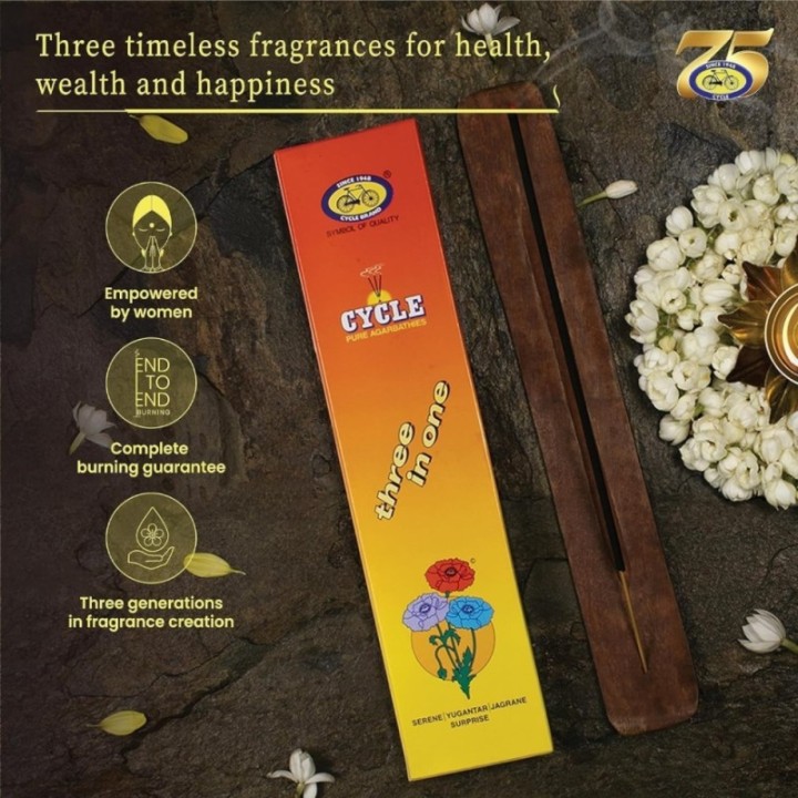 Cycle 3 in One Agarbatti
