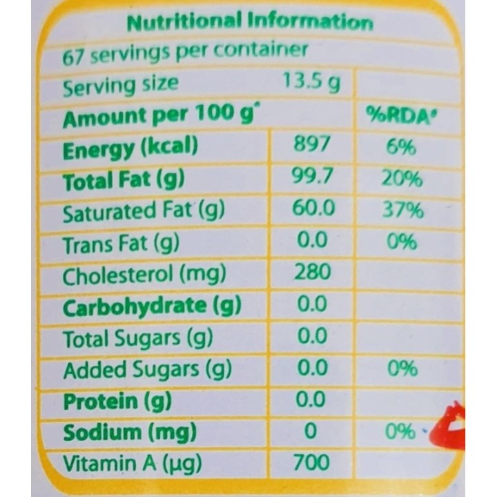Amul Pure Ghee - 1 Liter Tin 1l