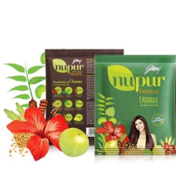Godrej Nupur Henna, /1Kg100% Natural Henna with Goodness of 9 Herbs