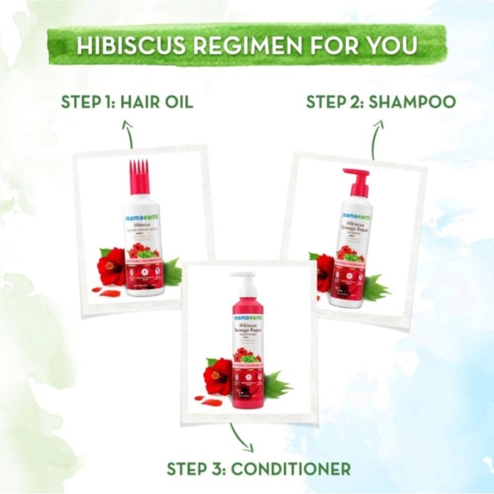 Mamaearth Hibiscus Damage Repair Conditioner with Hibiscus & Curry