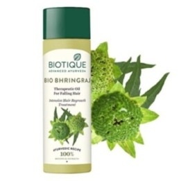 Biotique Bio Bhringraj Therapeutic Oil, for Falling Hair, Intensive