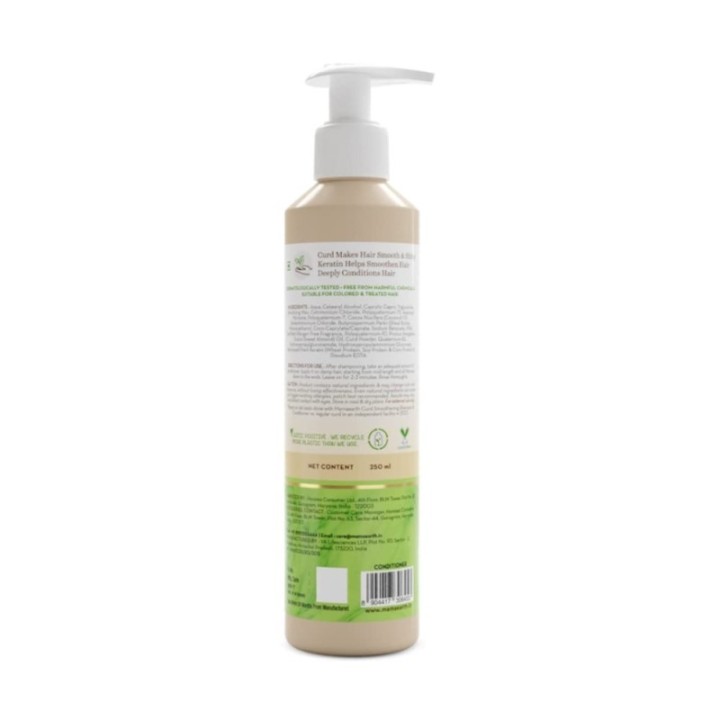 Mamaearth Curd Smoothening Conditioner for Women and Men; with Curd