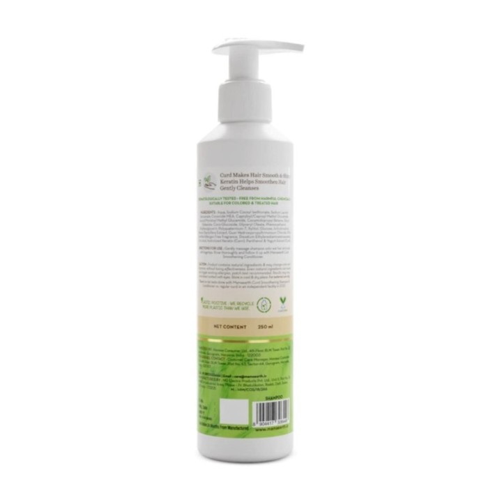 Mamaearth Curd Smoothening Shampoo for Women and Men; with Curd