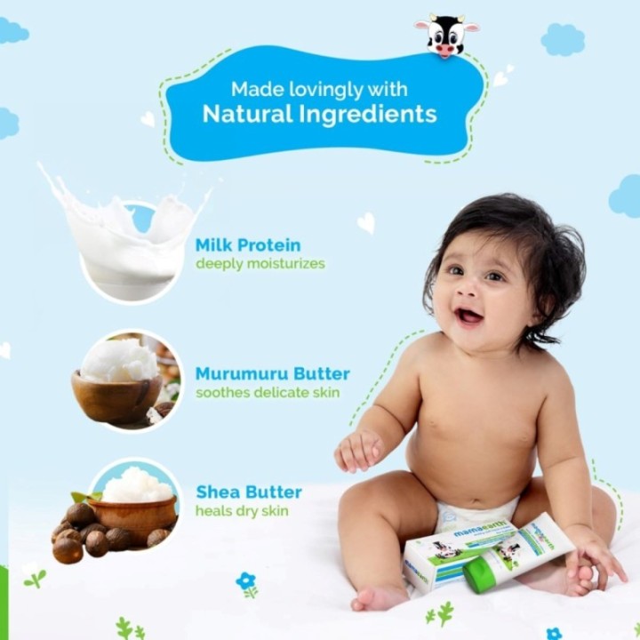 Mamaearth Milky Soft Natural Baby Face Cream for Babies, for All Skin