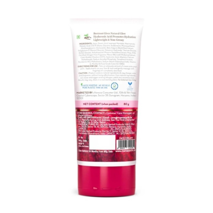 Mamaearth Beetroot Daily Glow Face Cream with Beetroot & Hyaluronic
