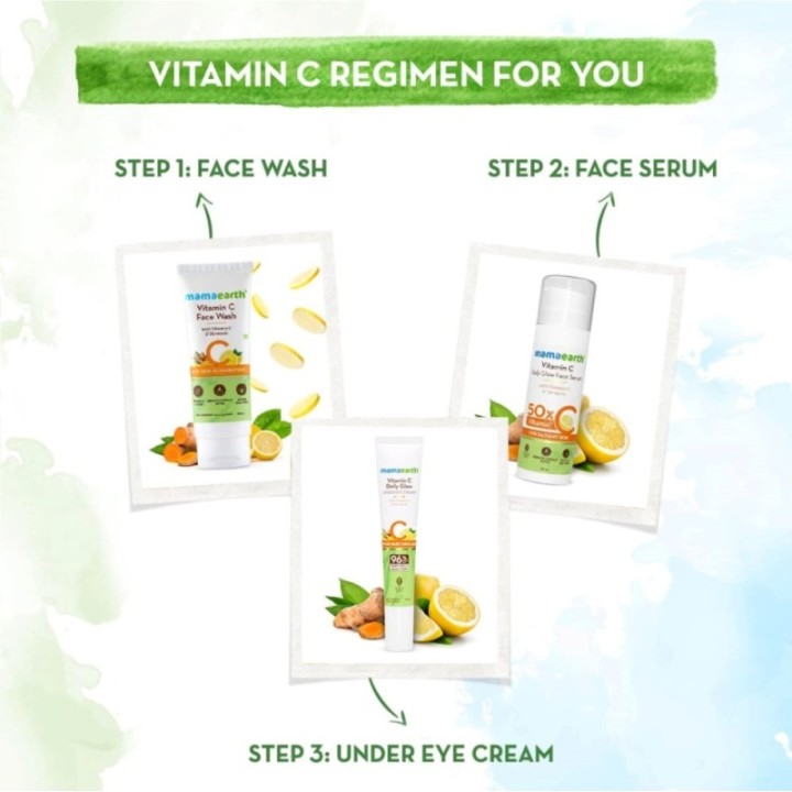 Mamaearth Vitamin C Daily Glow Under Eye Cream with Vitamin C