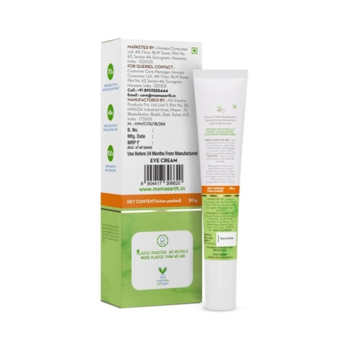Mamaearth Vitamin C Daily Glow Under Eye Cream with Vitamin C