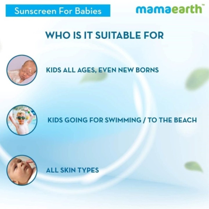 Mamaearth Mineral Based Sunscreen - Infused with Calendula & Zinc