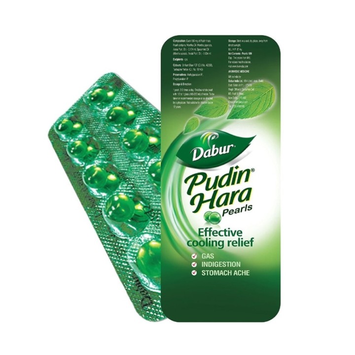 (30 Pearls) Dabur Pudin Hara Pearls for Effective and Cooling Relief