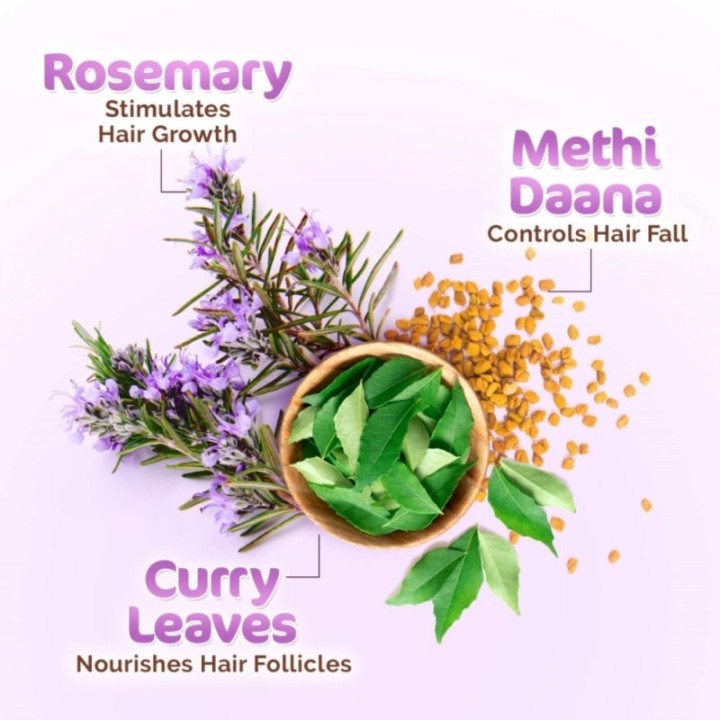 Mamaearth Rosemary Hair Growth Oil with Rosemary & Methi Dana