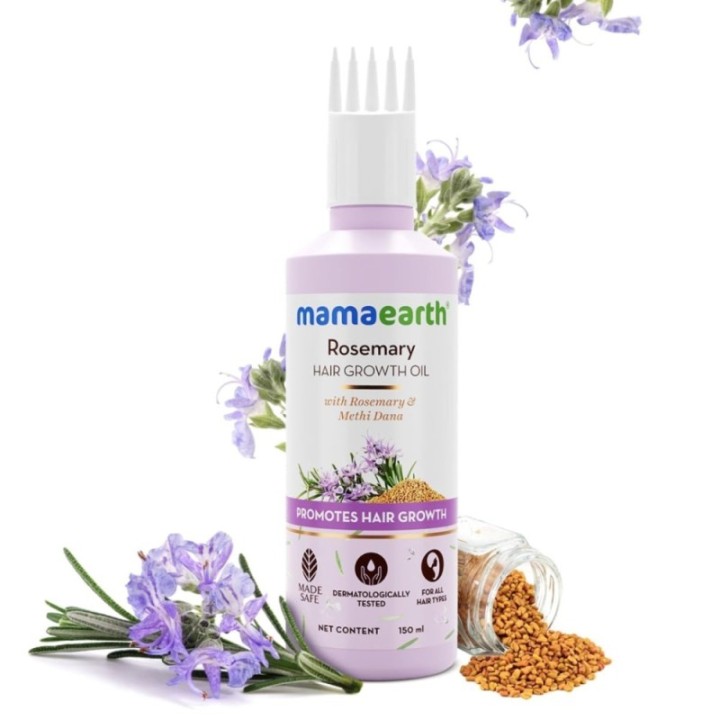 Mamaearth Rosemary Hair Growth Oil with Rosemary & Methi Dana