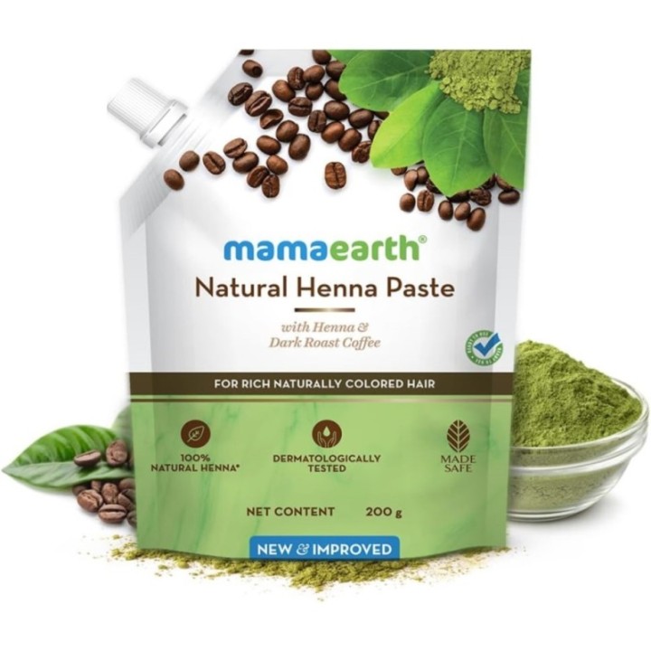 Mamaearth Rich Naturally Colored Hair Natural Henna Paste with Henna