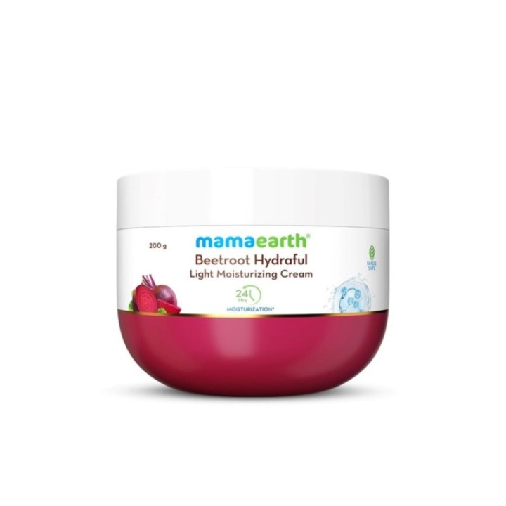 Mamaearth Beetroot Hydraful Light Moisturizing Cream with Beetroot