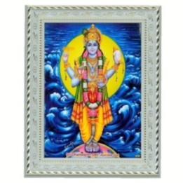 Satvik Sri Dhanvantri Dev, God of Health and Ayurveda Designer White