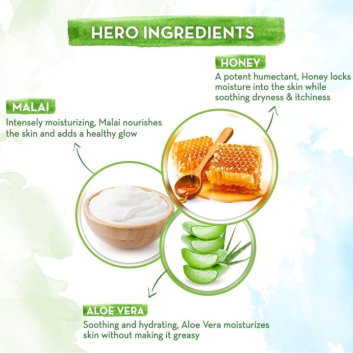 Mamaearth Honey Malai Oil-Free Face Moisturizer for Nourishing Glow