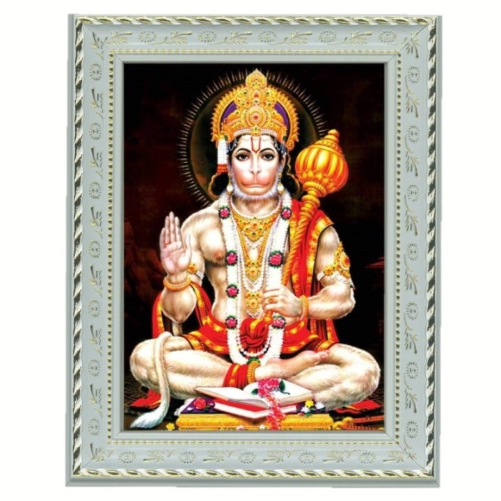 Satvik Lord Hanumanji, Bajrangbali (Lord of Strength) Designer White