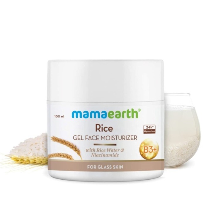 Mamaearth Rice Gel Face Moisturizer with Rice Water & Niacinamide