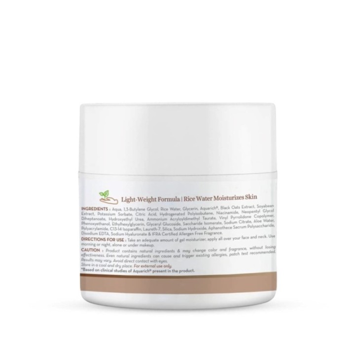 Mamaearth Rice Gel Face Moisturizer with Rice Water & Niacinamide