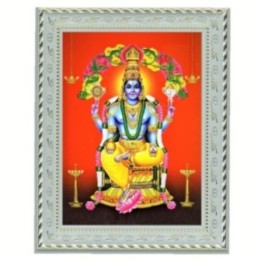 Satvik Sri Dhanvantri Dev, God of Health and Ayurveda Designer White