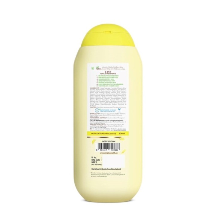 Mamaearth Vitamin C Daily Glow Body Lotion for Skin Brightening