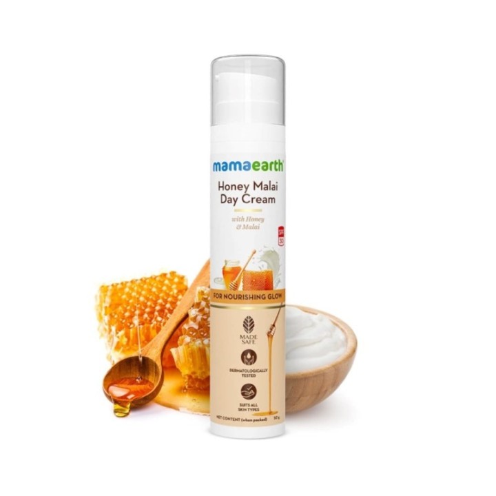 Mamaearth Honey Malai Day Cream SPF 30 with Honey & Malai