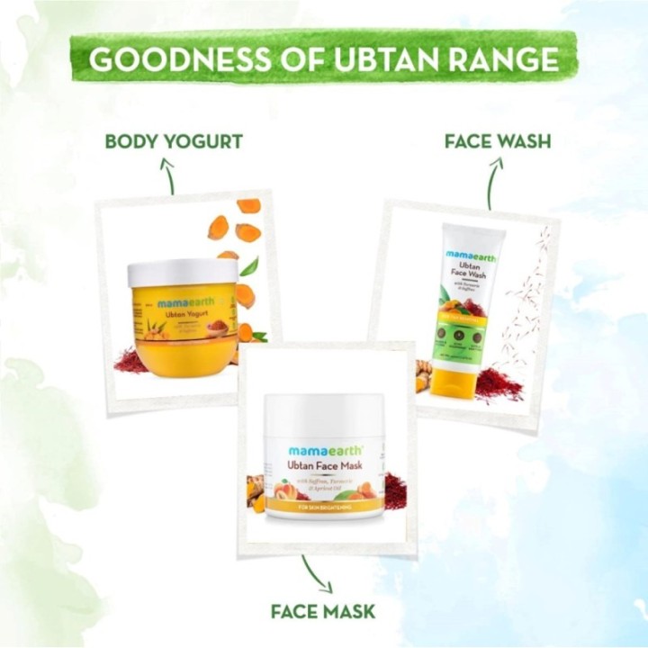 Mamaearth Ubtan Day Cream with SPF 30, with Turmeric & Saffron