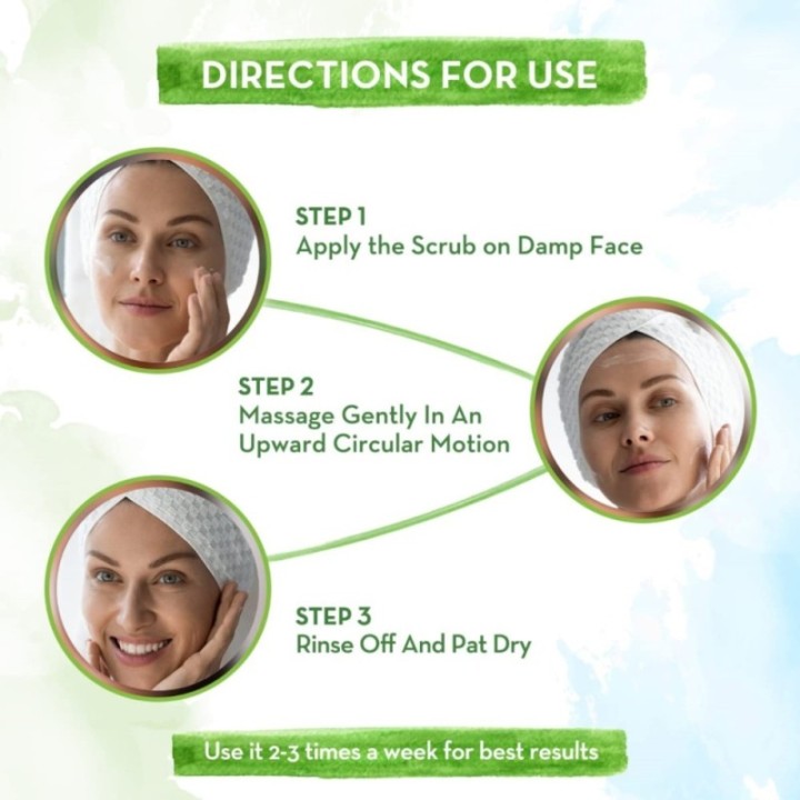 Mamaearth Rice Face Scrub for Glowing Skin, with Rice Water