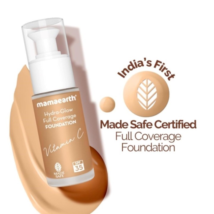 Mamaearth Hydra-Glow Full Coverage Dewy Finish Liquid Foundation