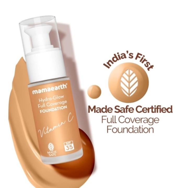 Mamaearth Hydra-Glow Full Coverage Dewy Finish Liquid Foundation