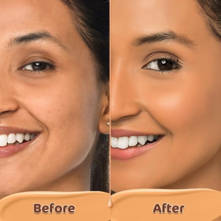 Mamaearth Glow Serum Foundation, Medium Coverage, Matte Finish