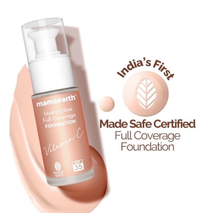 Mamaearth Hydra-Glow Full Coverage Dewy Finish Liquid Foundation