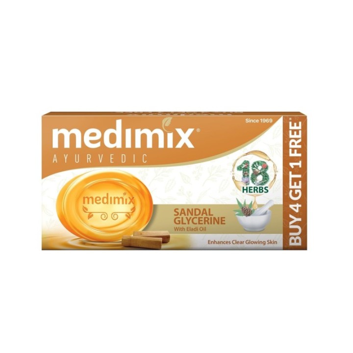 Medimix Sandal Glycerine Soap Pack Of 5