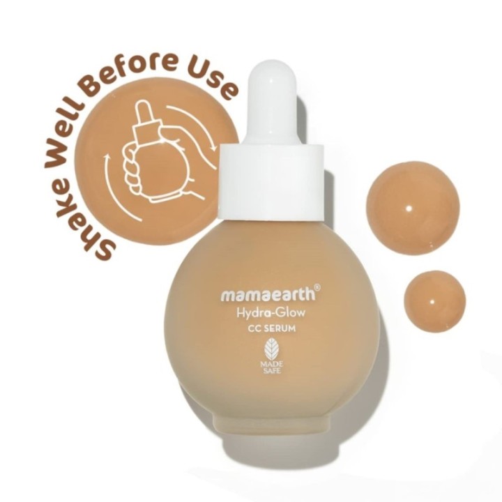 Mamaearth Hydra-Glow Cc Serum with Vitamin C & Hyaluronic Acid