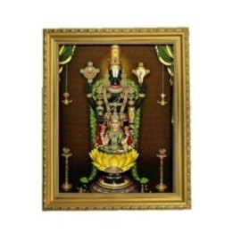 Satvik Lord Tirupati Balaji, Srinivasa, Venkateswara Designer Golden