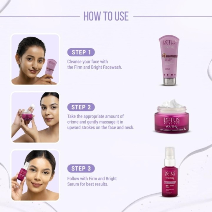 Lotus Herbals Youthrx Firm & Bright Face Wash Bakuchiol Retinol