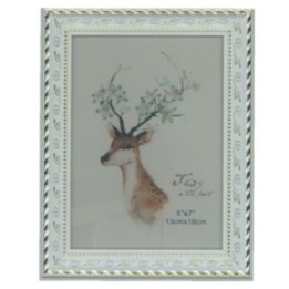 Satvik Designer Photo Frame with Stand, Wood Frame with Plexiglass